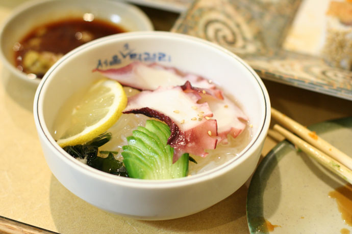 Tako sunomono ($3.50) from Asakusa Japanese restaurant in Burnaby