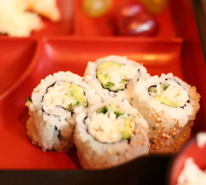 California roll Japanese sushi