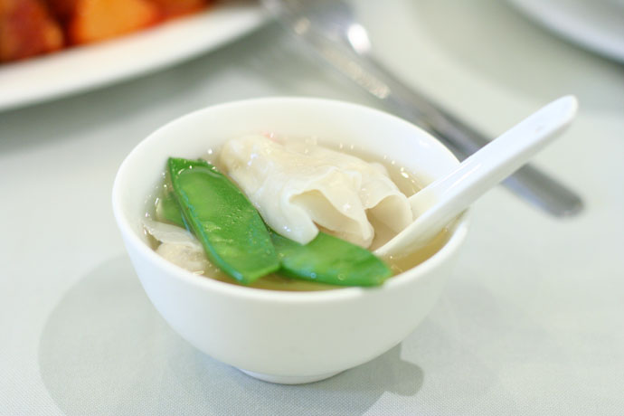 Vegetarian Won-ton Soup at Bo Kong restaurant