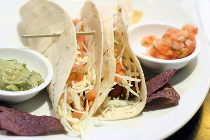 Soft fish tacos at Cactus Club