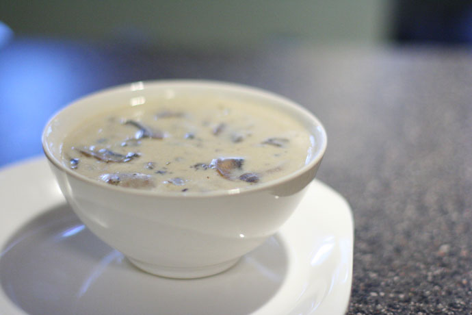 Cream of mushroom soup