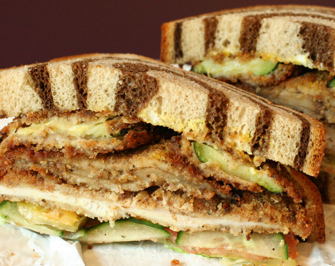 Deluxe Schnitzel Sandwich
