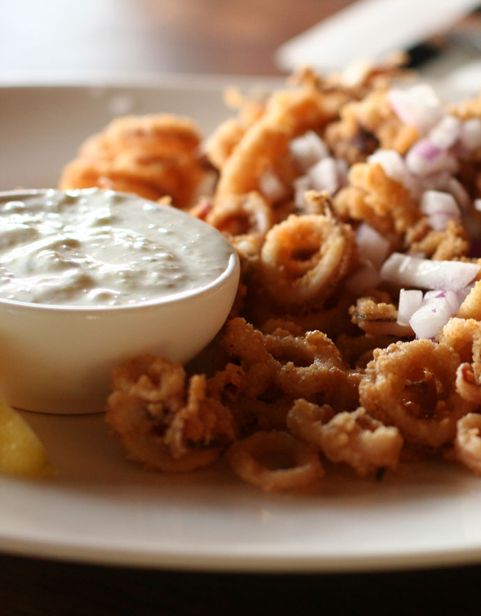 Calamari appetizer ($10) at Earl's restaurant on Broadway at Fir