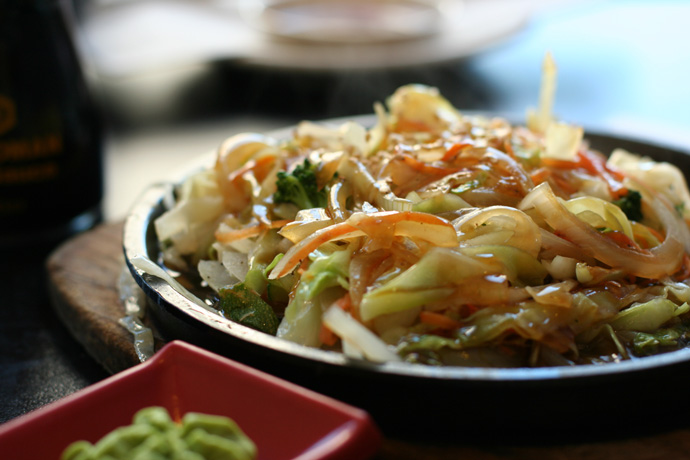 Teriyaki Vegetables from Fish on Rice Japanese Cuisine (AYCE sushi) in Burnaby BC Canada