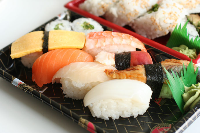 Assorted Nigiri Sushi (deluxe) - around $6