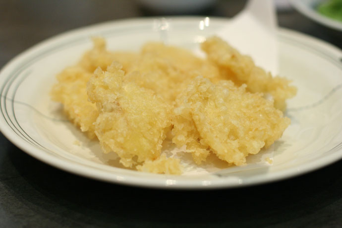 Japanese Yam Tempura from Honjin Japanese Restaurant in Vancouver