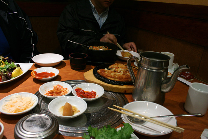 Korean food from Insadong Korean Restaurant in Coquitlam BC Canada.