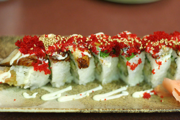 Fancy sushi rolls