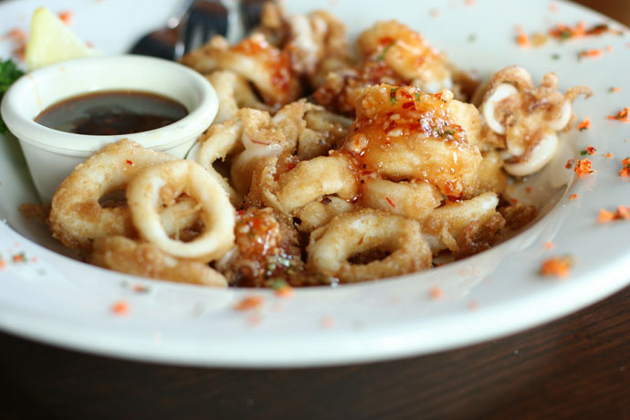 Calamari Appetizer at the Keg Steakhouse ($9.95) restaurant in Vancouver.