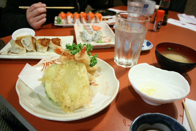 Tempura from Ki Sushi in New Westminister BC Canada.