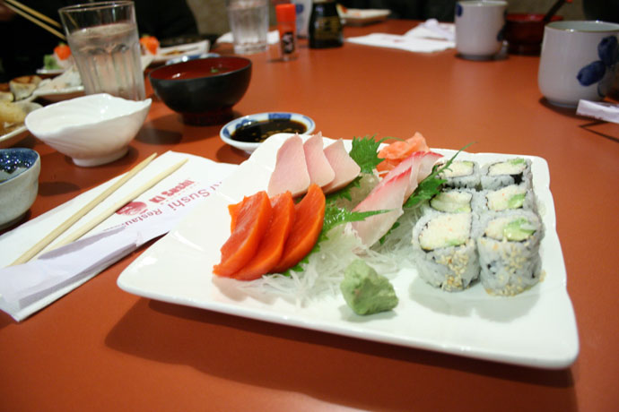 Another photo of the Sashimi Dinner from Ki Sushi (formerly Kirin Sushi) in New Westminster.