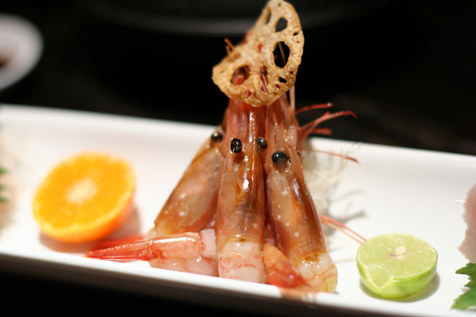 more of the sashimi (prawn)