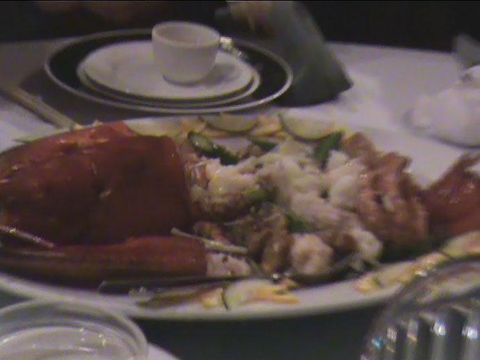 Still image from the video (Lobster) from the Kirin Chinese Restaurant in Vancouver (City Square).