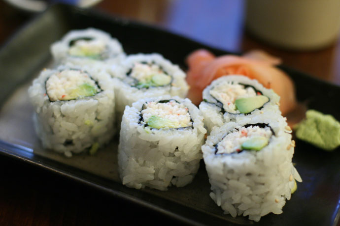 Japanese California Roll sushi