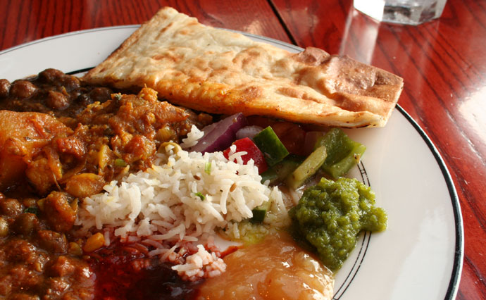 Lunch Buffet ($11.95) from New India Buffet restaurant in Vancouver (Great Indian food with a view)