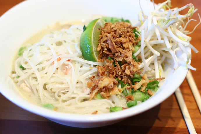 Thai Green Curry from the Noodle Box restaurant in Vancouver