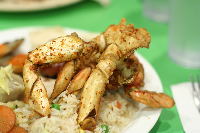 Deep fried Crab legs