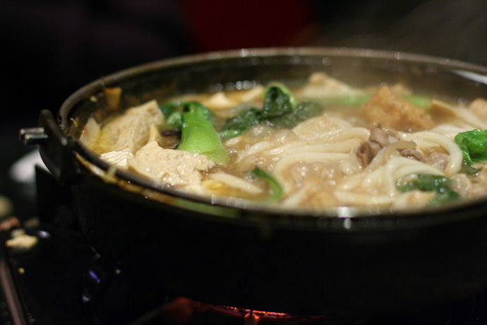 More hotpot cooking at Posh in Vancouver.