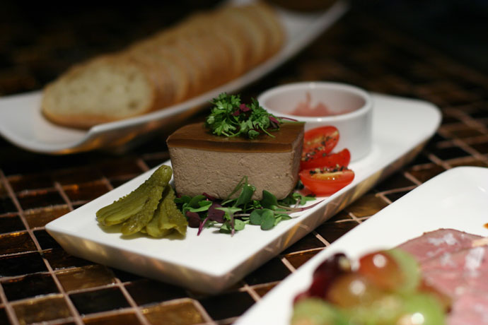 Duck Liver PÃ¢tÃ© and baguette