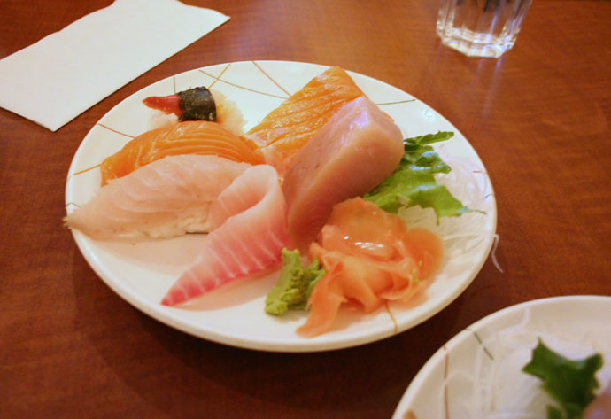 Sushi and sashimi in Vancouver