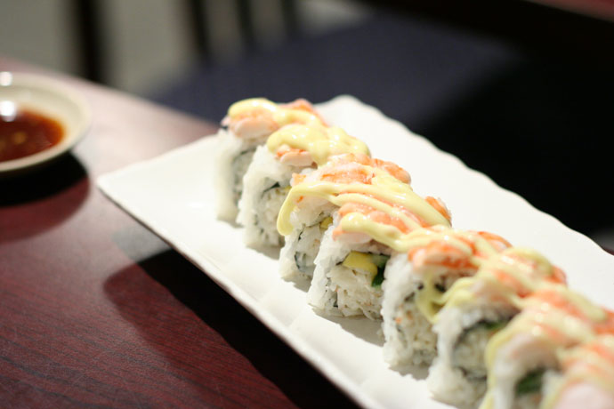 Mangodise Sushi Rolls at Sushi Town in Burnaby ($6.95)