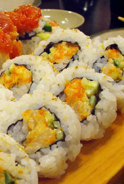 Chopped Scallop Roll and Red Roll