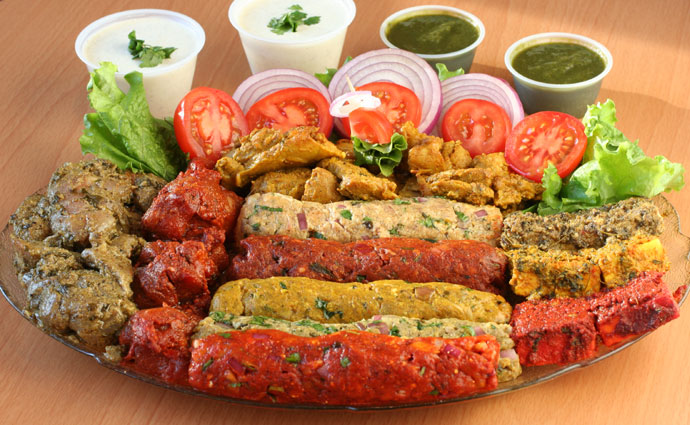 Kababs from Tandoori Delight Foods