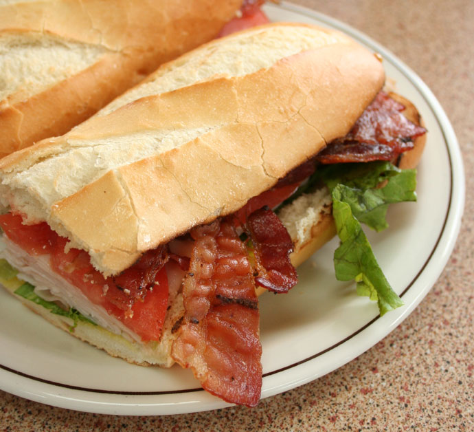 Turkey Bacon Club Sandwich at Tim Hortons