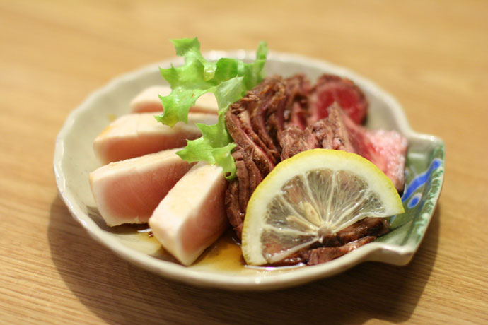 Tuna Tataki and Beef Tataki