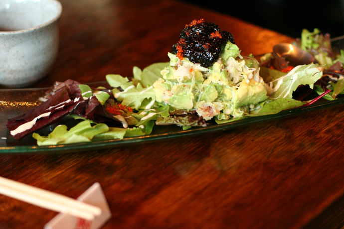 Crab Avocado salad ($8.80) from Toratatsu Japanese Tapas restaurant in the West End of Vancouver (Denman).