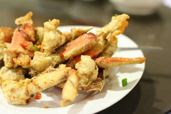 Salt and pepper spicy fried crab