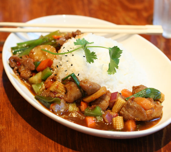 Kung Pao Chicken ($9.99) from Yaletown Brewing Company in Vancouver, BC, Canada.