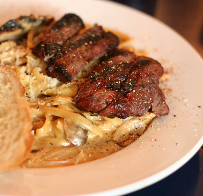 Beef stroganoff